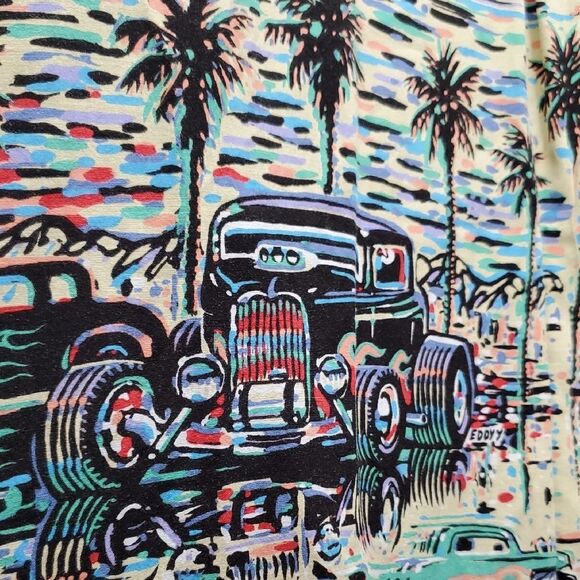 ART OF EDDY REYN SPOONER | MEDIUM MEN'S VTG SHORT SLEEVE HAWAIIAN SHIRT - Picture 13 of 15